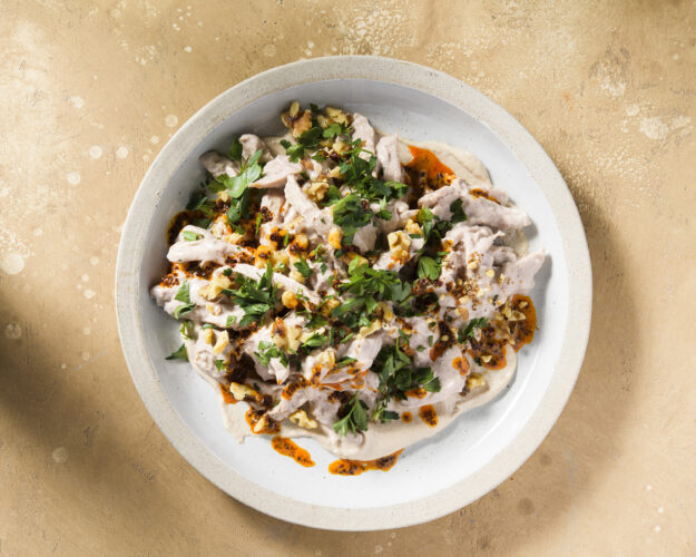 Skip the mayonnaise for an  elevated take on chicken salad